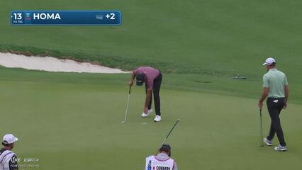 Max Homa | Round 2 | 13th hole | Shot 4 | 2025 Valero