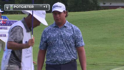 Aldrich Potgieter | Round 2 | 7th hole | Shot 4 | 2025 FedEx St. Jude