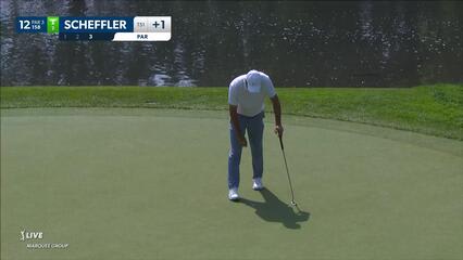 Scottie Scheffler | 2023 the Memorial | Round 3 | 12th hole | Shot 3