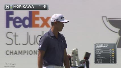 Collin Morikawa | Round 1 | 14th hole | Shot 3 | 2025 FedEx St. Jude