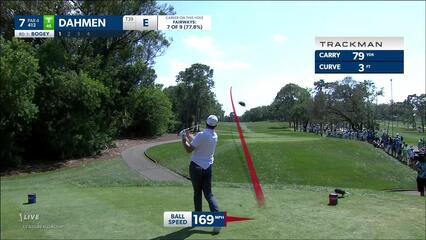 Joel Dahmen | 2023 Valspar | Round 2 | 7th hole | Shot 1