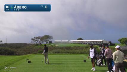 Ludvig Åberg | Round 2 | 16th hole | Shot 1 | 2025 Genesis