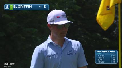 Ben Griffin | Round 1 | 5th hole | Shot 4 | 2026 John Deere