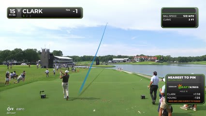 Wyndham Clark | Round 1 | 15th hole | Shot 1 | 2026 TOUR Championship