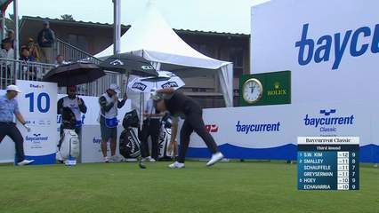 Si Woo Kim | Round 3 | 10th hole | Shot 1 | 2025 Baycurrent