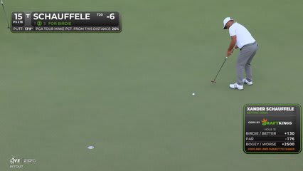 Xander Schauffele | Round 4 | 15th hole | Shot 2 | 2026 TOUR Championship