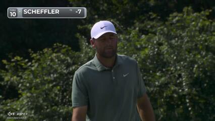 Scottie Scheffler | Round 2 | 10th hole | Shot 4 | 2025 BMW Championship
