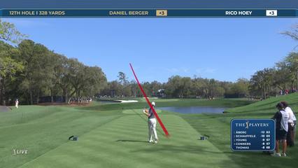 Daniel Berger | Round 3 | 12th hole | Shot 1 | 2026 THE PLAYERS
