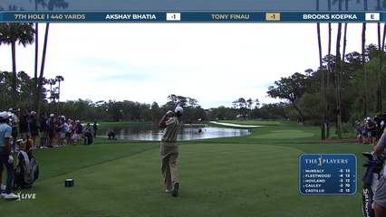 Tony Finau | Round 1 | 7th hole | Shot 1 | 2026 THE PLAYERS