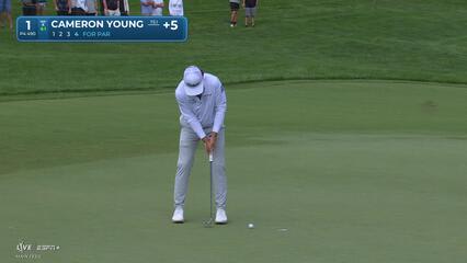 Cameron Young | Round 3 | 1st hole | Shot 4 | 2025 the Memorial