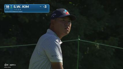 Si Woo Kim | Round 1 | 18th hole | Shot 1 | 2025 John Deere