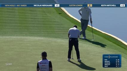 Justin Lower | Round 1 | 18th hole | Shot 4 | 2025 THE PLAYERS