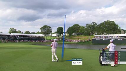 Russell Henley | Round 4 | 17th hole | Shot 2 | 2025 Travelers