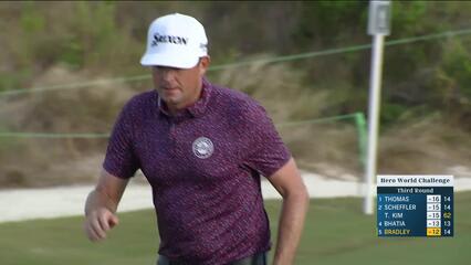 Keegan Bradley | Round 3 | 15th hole | Shot 4 | 2024 Hero World Challenge