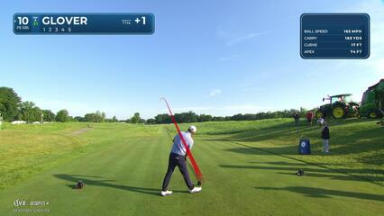 Lucas Glover | Round 2 | 10th hole | Shot 1 | 2025 John Deere