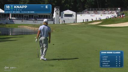 Jake Knapp | Round 1 | 18th hole | Shot 2 | 2025 John Deere