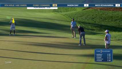 Corey Conners | Round 1 | 5th hole | Shot 4 | 2026 THE PLAYERS