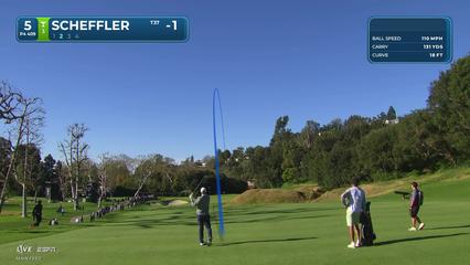 Scottie Scheffler | Round 3 | 5th hole | Shot 2 | 2026 The Genesis