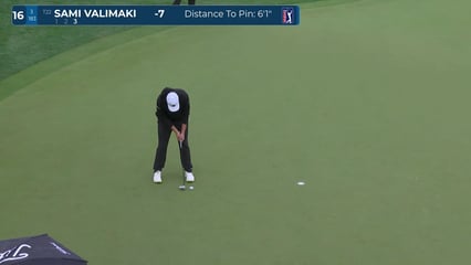 Sami Valimaki | Round 3 | 16th hole | Shot 3 | 2026 Valero