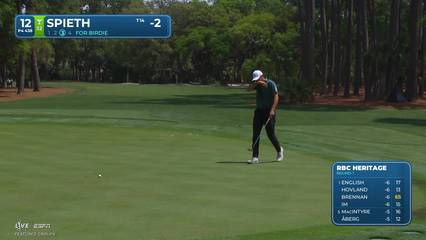 Jordan Spieth | Round 1 | 12th hole | Shot 4 | 2026 RBC Heritage