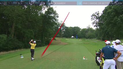 Nick Hardy | Round 2 | 3rd hole | Shot 1 | 2025 Wyndham