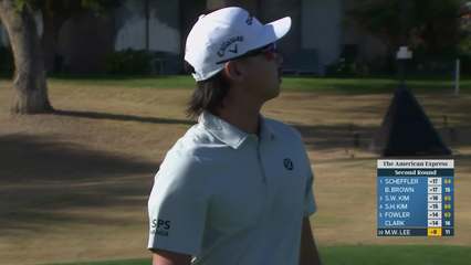 Min Woo Lee | Round 2 | 12th hole | Shot 2 | 2026 The American Express
