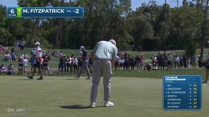 Matt Fitzpatrick | Round 1 | 6th hole | Shot 5 | 2026 Valspar