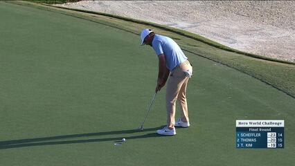 Scottie Scheffler | Round 4 | 15th hole | Shot 5 | 2024 Hero World Challenge