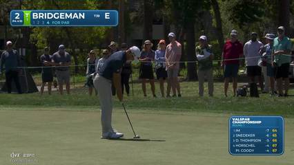 Jacob Bridgeman | Round 1 | 2nd hole | Shot 4 | 2026 Valspar