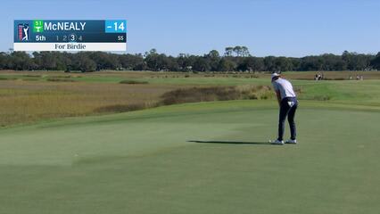 Maverick McNealy | Round 4 | 5th hole | Shot 3 | 2024 The RSM Classic