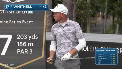 Dale Whitnell | Round 1 | 17th hole | Shot 1 | 2025 Genesis Scottish Open