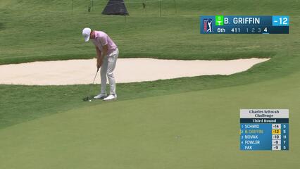 Ben Griffin | Round 3 | 6th hole | Shot 5 | 2025 Charles Schwab