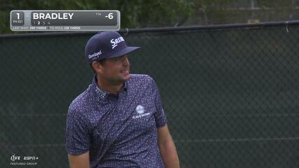 Keegan Bradley | Round 3 | 1st hole | Shot 2 | 2025 TOUR Championship