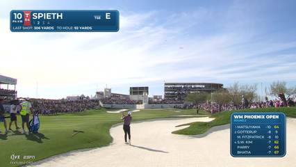 Jordan Spieth | Round 2 | 10th hole | Shot 2 | 2026 WM Phoenix Open