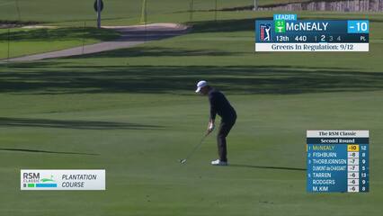 Maverick McNealy | Round 2 | 13th hole | Shot 2 | 2024 The RSM Classic