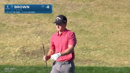 Blades Brown | Round 3 | 1st hole | Shot 2 | 2025 The American Express