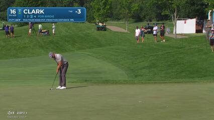 Wyndham Clark | Round 1 | 16th hole | Shot 4 | 2025 3M Open
