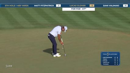 Lucas Glover | Round 1 | 5th hole | Shot 5 | 2026 THE PLAYERS