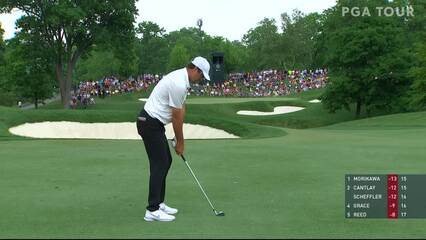 Scottie Scheffler | 2021 the Memorial | Round 4 | 17th hole | Shot 2