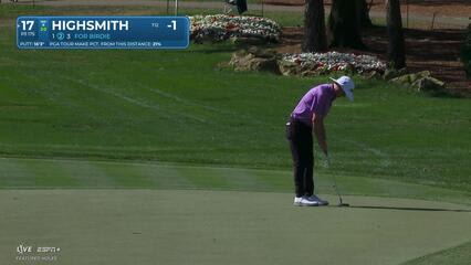 Joe Highsmith | Round 1 | 17th hole | Shot 3 | 2025 Valspar