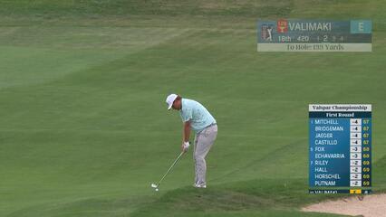 Sami Valimaki | Round 1 | 18th hole | Shot 2 | 2025 Valspar