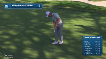 Rasmus Neergaard-Petersen | Round 3 | 16th hole | Shot 4 | 2026 Farmers