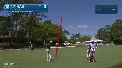Tony Finau | Round 3 | 16th hole | Shot 2 | 2025 RBC Heritage