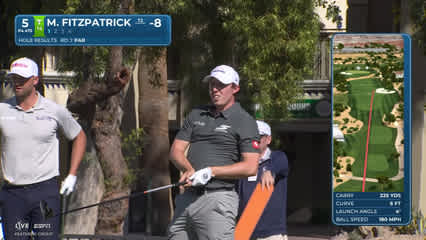 Matt Fitzpatrick | Round 2 | 5th hole | Shot 1 | 2026 WM Phoenix Open