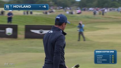 Viktor Hovland | Round 1 | 15th hole | Shot 4 | 2025 Genesis Scottish Open