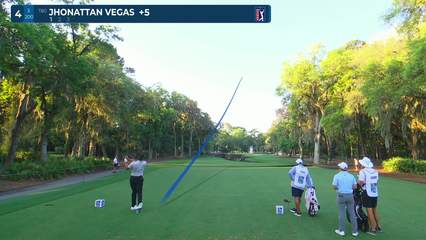 Jhonattan Vegas | Round 2 | 4th hole | Shot 1 | 2026 RBC Heritage