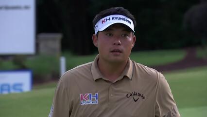 Seungtaek Lee | Round 3 | 18th hole | Shot 4 | 2025 BMW Charity Pro-Am