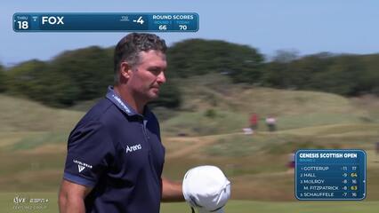 Ryan Fox | Round 2 | 9th hole | Shot 3 | 2025 Genesis Scottish Open