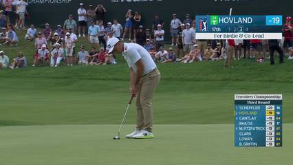 Viktor Hovland | Round 3 | 17th hole | Shot 4 | 2026 Travelers