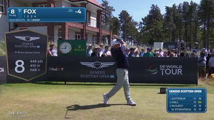 Ryan Fox | Round 2 | 8th hole | Shot 1 | 2025 Genesis Scottish Open